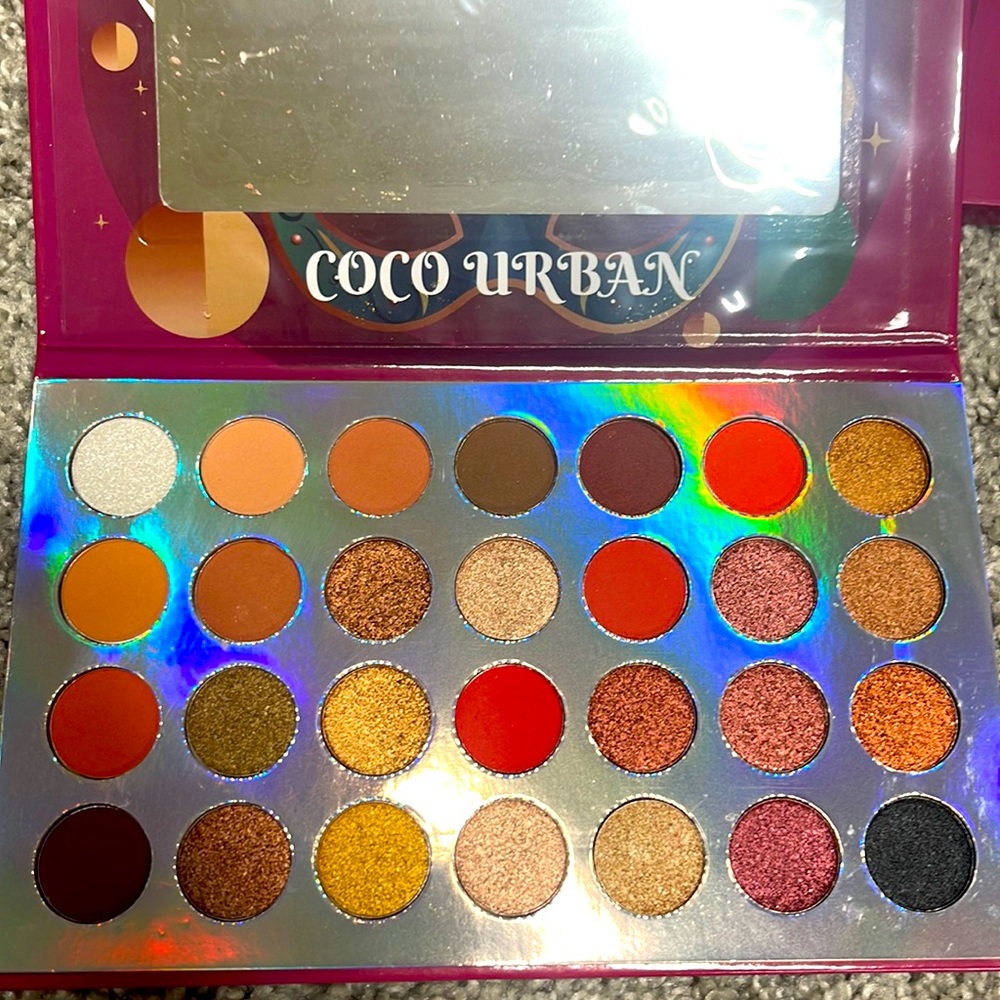 28 colors Shimmer and Shine Carnival Mask Eyeshadow Makeup Palette